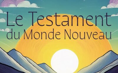 Je vous présente mon nouveau livre: « Le Testament du Monde Nouveau »